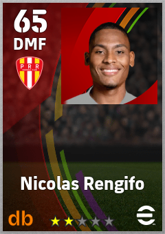 Nicolas Rengifo — DMF, OVR 65, MAX 65