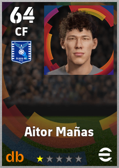 Aitor Mañas — CF, OVR 64, MAX 64