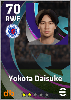 Yokota Daisuke eFootball player card
