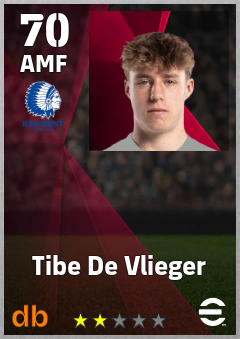 Tibe De Vlieger — AMF, OVR 70, MAX 70