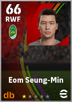 Eom Seung-Min eFootball player card