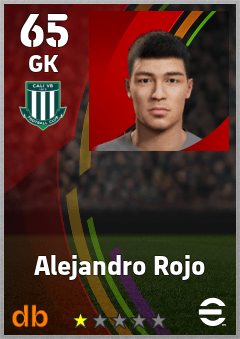 Alejandro Rojo — GK, OVR 65, MAX 65