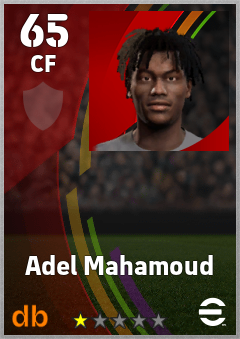 Adel Mahamoud — CF, OVR 65, MAX 65