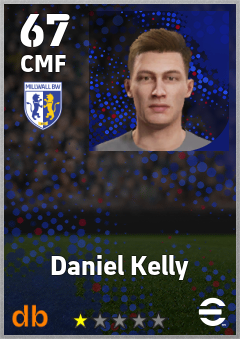 Daniel Kelly — CMF, OVR 67, MAX 67