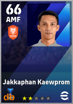 Jakkaphan Kaewprom — AMF, OVR 66, MAX 66
