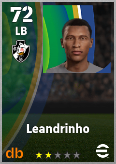 Leandrinho — LB, OVR 72, MAX 72