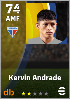 Kervin Andrade — AMF, OVR 74, MAX 74