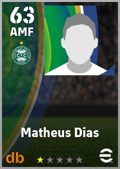 Matheus Dias — AMF, OVR 63, MAX 63