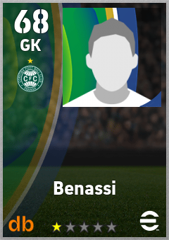 Benassi — GK, OVR 68, MAX 68