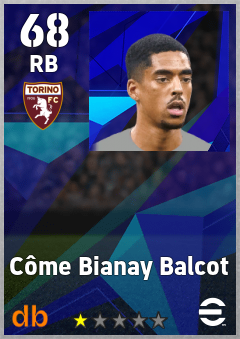 Côme Bianay Balcot — RB, OVR 68, MAX 68