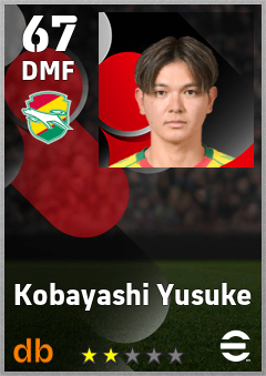 Kobayashi Yusuke eFootball player card