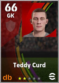 Teddy Curd — GK, OVR 66, MAX 66
