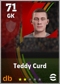 Teddy Curd — GK, OVR 71, MAX 71