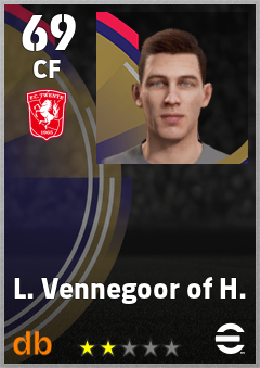 L. Vennegoor of H. — CF, OVR 69, MAX 69