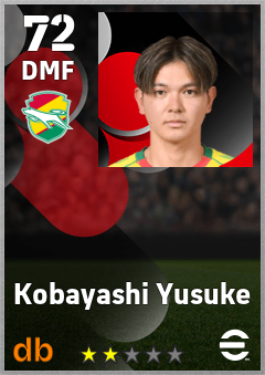 Kobayashi Yusuke eFootball player card
