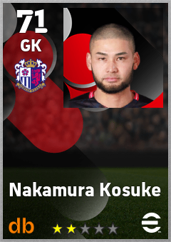 Nakamura Kosuke — GK, OVR 71, MAX 71