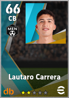 Lautaro Carrera — CB, OVR 66, MAX 66
