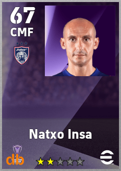 Natxo Insa eFootball player card