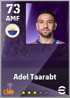 Adel Taarabt — AMF, OVR 73, MAX 73
