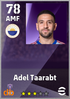 Adel Taarabt — AMF, OVR 78, MAX 78