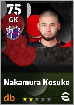 Nakamura Kosuke — GK, OVR 75, MAX 75