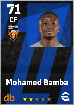 Mohamed Bamba — CF, OVR 71, MAX 71