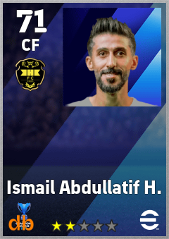 Ismail Abdullatif H. — CF, OVR 71, MAX 71
