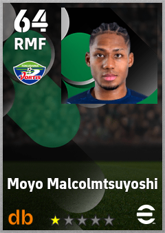Moyo Malcolmtsuyoshi — RMF, OVR 64, MAX 64