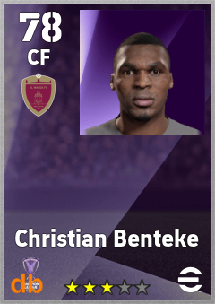Christian Benteke — CF, OVR 78, MAX 78