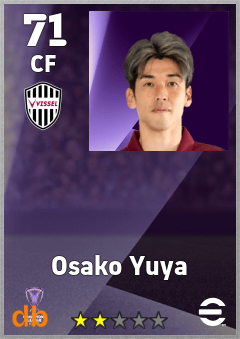 Osako Yuya eFootball player card