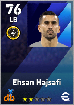 Ehsan Hajsafi — LB, OVR 76, MAX 76