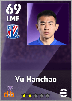 Yu Hanchao eFootball player card