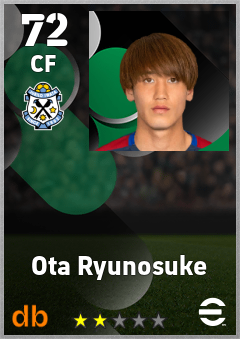 Ota Ryunosuke — CF, OVR 72, MAX 72