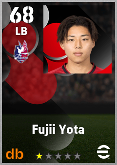 Fujii Yota — LB, OVR 68, MAX 68