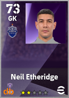 Neil Etheridge — GK, OVR 73, MAX 73