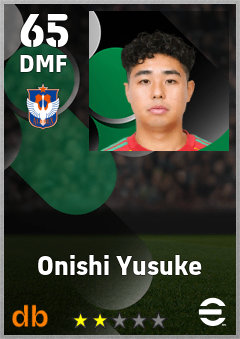 Onishi Yusuke eFootball player card
