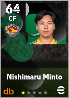 Nishimaru Minto — CF, OVR 64, MAX 64