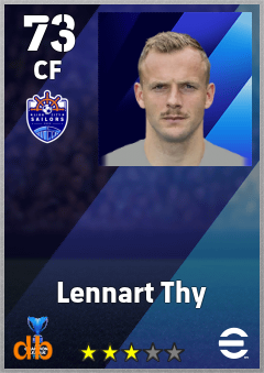 Lennart Thy — CF, OVR 73, MAX 73
