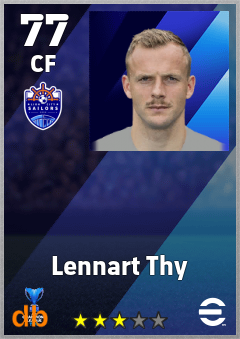 Lennart Thy — CF, OVR 77, MAX 77