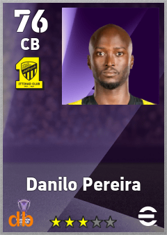 Danilo Pereira — CB, OVR 76, MAX 76