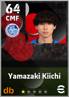 Yamazaki Kiichi — CMF, OVR 64, MAX 64