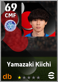 Yamazaki Kiichi — CMF, OVR 69, MAX 69