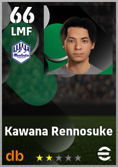 Kawana Rennosuke — LMF, OVR 66, MAX 66