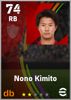 Nono Kimito eFootball player card