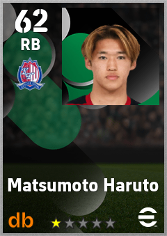 Matsumoto Haruto eFootball player card