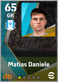 Matías Daniele — GK, OVR 65, MAX 65