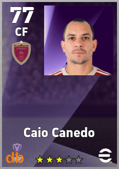 Caio Canedo — CF, OVR 77, MAX 77