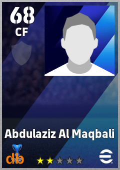 Abdulaziz Al Maqbali — CF, OVR 68, MAX 68