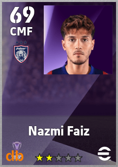 Nazmi Faiz eFootball player card