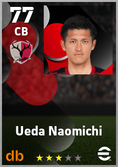Ueda Naomichi — CB, OVR 77, MAX 77